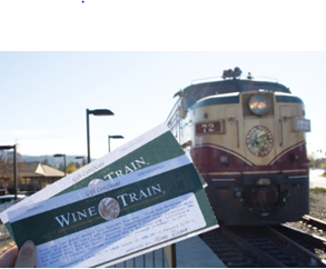 Sip and stop at four wineries on the Napa Valley Wine Train